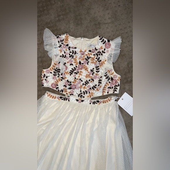 Mac Duggal 35106 NWT Cutout Waist Ruffle Skirt Dress - Picture 10 of 17